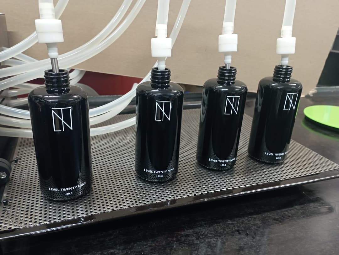 Level Twenty Nine room spray bottles arranged in artistic composition